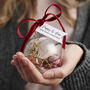 Personalised Dried Flowers Bauble, thumbnail 1 of 3