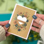 Poppy Wreath Plantable Seed Card, thumbnail 1 of 3
