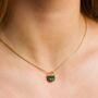 Green Cleopatra Snake Chain Necklace, thumbnail 1 of 8