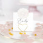 Gold Heart Place Card Holders, thumbnail 6 of 6