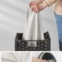 Handwoven Clothes Laundry Hamper Storage Basket, thumbnail 5 of 7