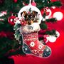 Personalised German Pincer Christmas Stocking Bauble, thumbnail 1 of 2