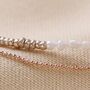 Layered Beaded Anklet In Grey And Rose Gold Plating, thumbnail 3 of 3