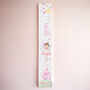 Personalised Fairy Princess Height Chart, thumbnail 3 of 5