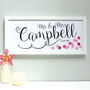 Personalised Confetti Mr And Mrs Wedding Print, thumbnail 3 of 6