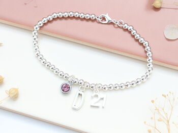 Personalised 21st Birthday Charm Bracelet, 2 of 9