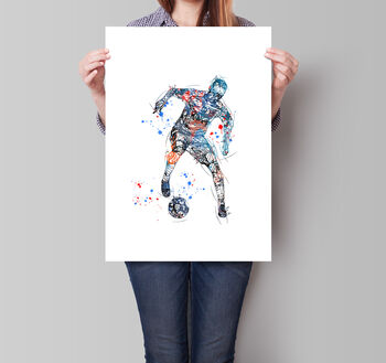 Abstract Set Of Football Prints, 4 of 5