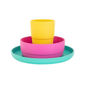 Bobo And Boo Colourful Eco Friendly Kids Dinnerware, 4 of 12