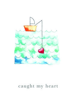 Caught My Heart Anniversary Valentines Card, 3 of 3