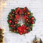 Festive Light Up Christmas Wreath, thumbnail 7 of 7