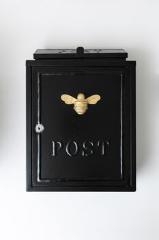 Wall Mounted Post Box With Bee Design, 7 of 7