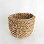 Jute Crochet Basket, thumbnail 1 of 4