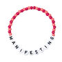 Men's Personalised Message Beaded Bracelet, thumbnail 4 of 4