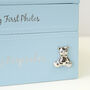 Personalised Baby Keepsake And Photo Box In Blue, thumbnail 5 of 11