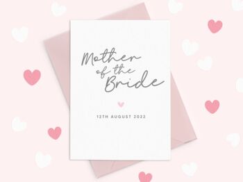 Mother Of The Bride Wedding Day Card, 3 of 3