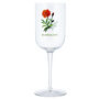 Personalised Birth Month Flower Printed Wine Glass, thumbnail 2 of 7