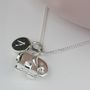 Personalised Solid Silver Elephant Necklace, thumbnail 2 of 3