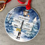 Personalised Family And Pets Lamppost Christmas Bauble, thumbnail 1 of 2