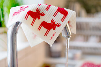 Christmas Eco Friendly Dishcloth And Tea Towel Gift Set, 8 of 8