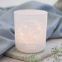 Floral Engagement Gift Tea Light Holder And Candles, thumbnail 1 of 10