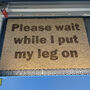 Personalised Any Text Coir Indoor Doormat, thumbnail 2 of 2