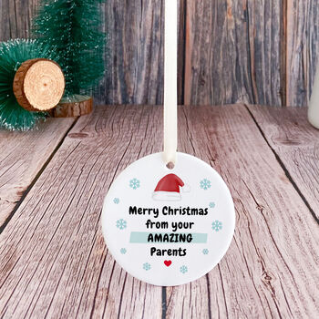 Funny Christmas Ornament Gift From Parents, 4 of 7