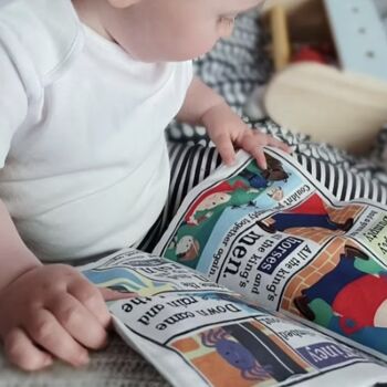Nursery Times Crinkly Newspaper Farm Animals, 6 of 6