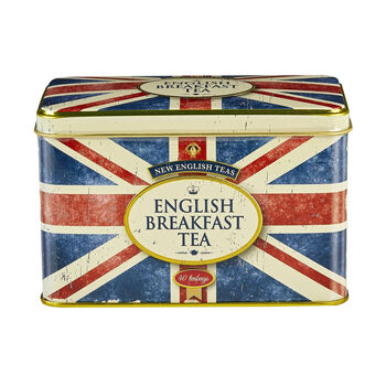 Retro Union Jack English Breakfast Tea Tin 40 Teabags, 6 of 6