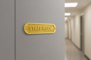 Brass Plaque With Customization, 4 of 7