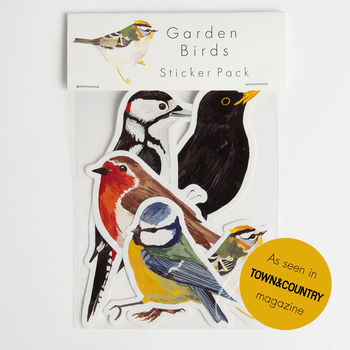 Garden Bird Vinyl Stickers, 2 of 5