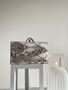 Gitega Pink And Silver Bead Clutch, thumbnail 1 of 6