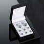 Six Silver Dress Shirt Tuxedo Studs And Cufflink Set, thumbnail 7 of 7