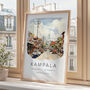 Uganda Travel Print Of The City Of Kampala, thumbnail 4 of 7