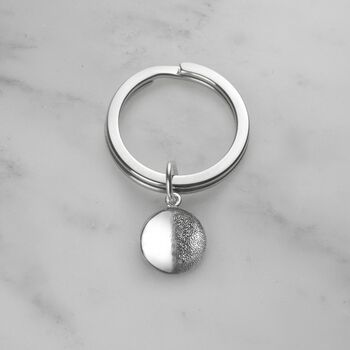 Your Wedding Day Moon Phase Personalised Keyring, 8 of 12