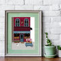 French Boulangerie Shop Front Print, thumbnail 1 of 3