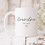 Personalised Mug Set 'Grandma And Grandad Established', thumbnail 2 of 6