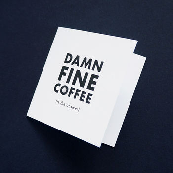 'Damn Fine Coffee' English Bone China Mug, 4 of 4