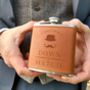 Down The Hatch Faux Leather Hip Flask, thumbnail 1 of 4
