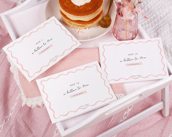 Personalised Pink Wavy 'Letter To Our Daughter As You Grow', 3 of 7