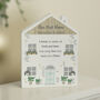 Personalised Love Makes A Home Wooden House Ornament, thumbnail 4 of 6