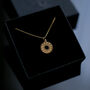 Sun Necklace In Sterling Silver, 24ct Gold Vermeil, thumbnail 3 of 11