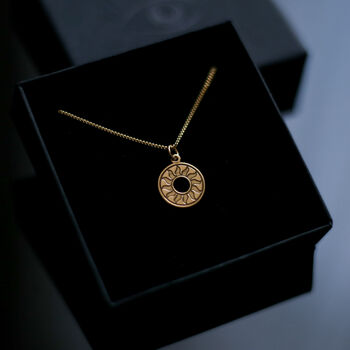 Sun Necklace In Sterling Silver, 24ct Gold Vermeil, 3 of 11