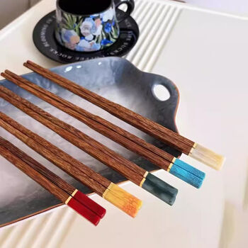 Personalised Wooden Chopstick –Christmas Gift, 4 of 6