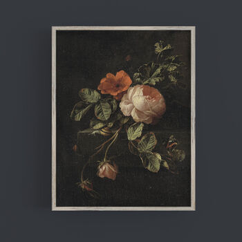 Vintage Dutch Roses Giclée Print, 2 of 6