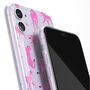Personalised Pink Cheetah Clear Phone Case, thumbnail 5 of 5