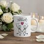 Luxury Personalised Just Married Mug – Wedding Gift, thumbnail 2 of 5