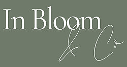 IN BLOOM & CO LOGO- FLORIST BOTANICAL JOY