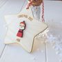 Personalised Father Christmas Tree Decoration, thumbnail 1 of 5