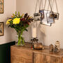 Hanging Metal Photo Frame With Metal Chain, thumbnail 1 of 7