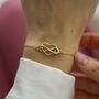 30th Birthday Gift For Her, Heart Infinity Bracelet, thumbnail 2 of 11